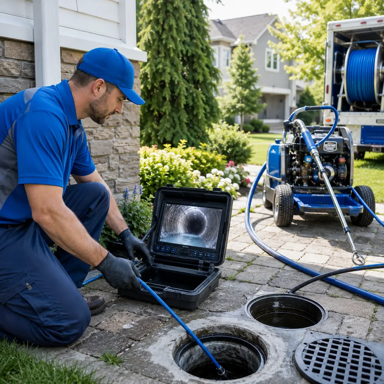 Outdoor drain cleaning professionals serving Windsor Heights, IA